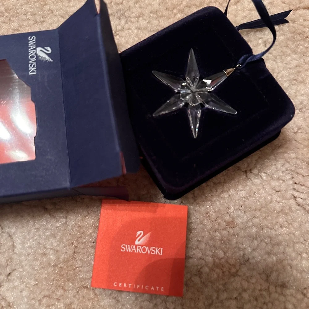 Swarovski Clear Crystal Little Star Ornament - Picture 1 of 4